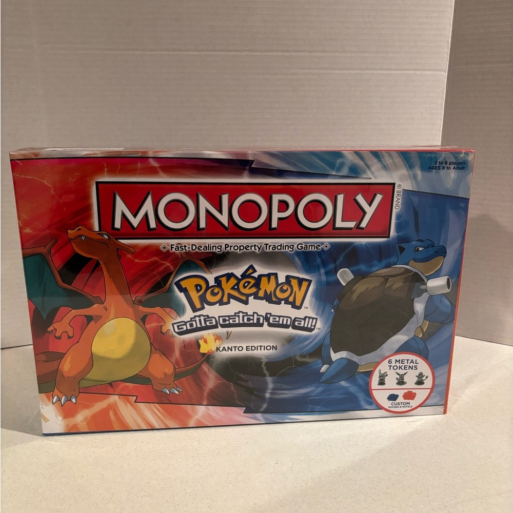 Monopoly Pokémon Kanto Edition Board Game